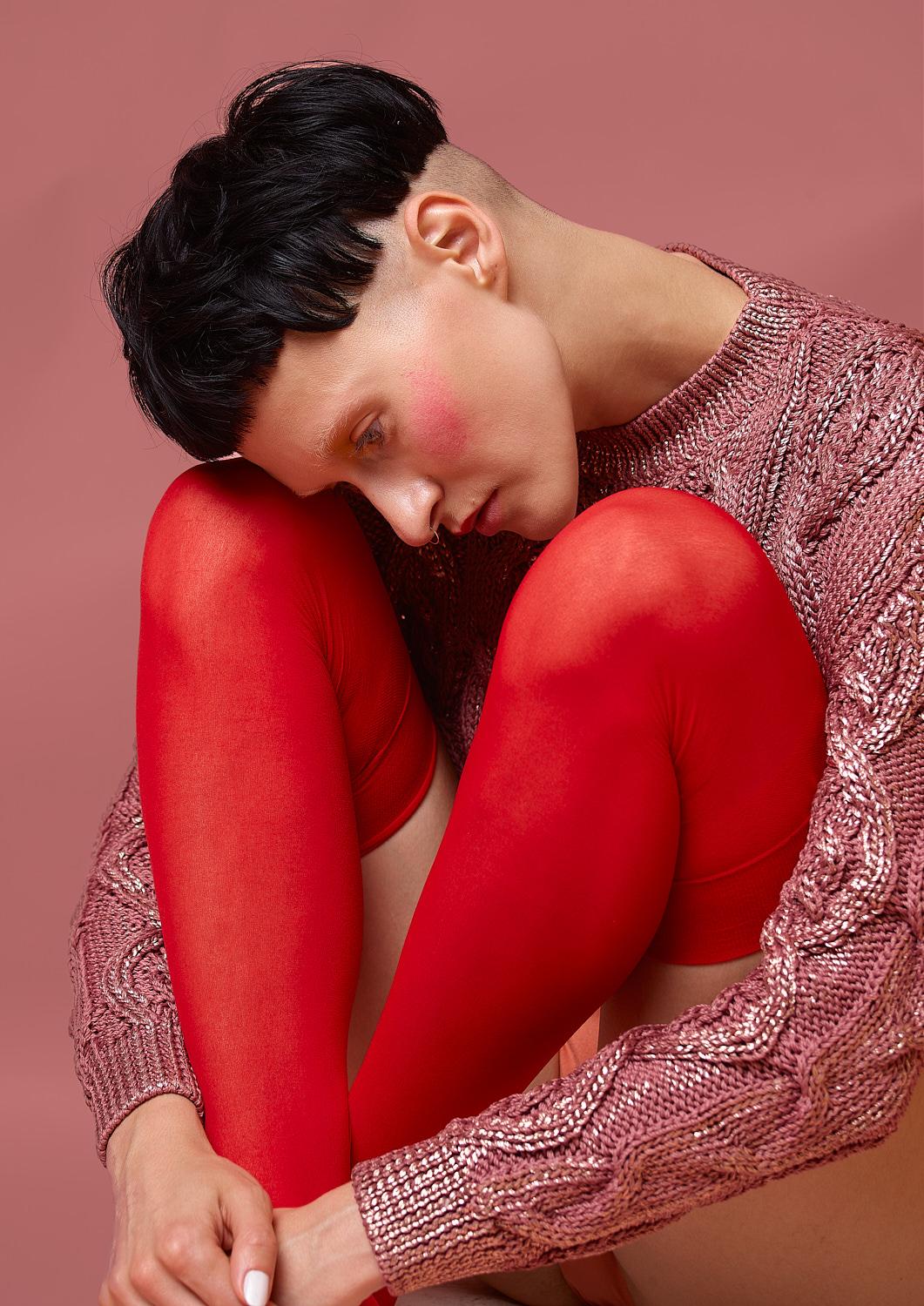 Olya in pink, 2019